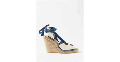 gucci navy blue wedges